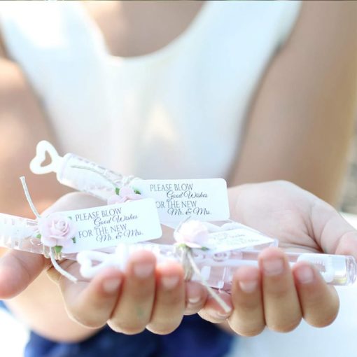 Bulles de savon pour mariage : 10 flacons originaux pour la sortie de la  cérémonie