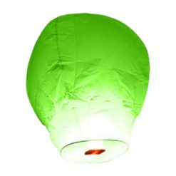 lanterne-volante-chinoise-Thailandaise-vert
