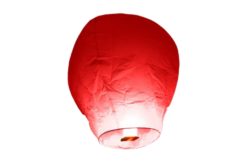 lanterne-volante-chinoise-thailandaise-rouge-Biodégradable