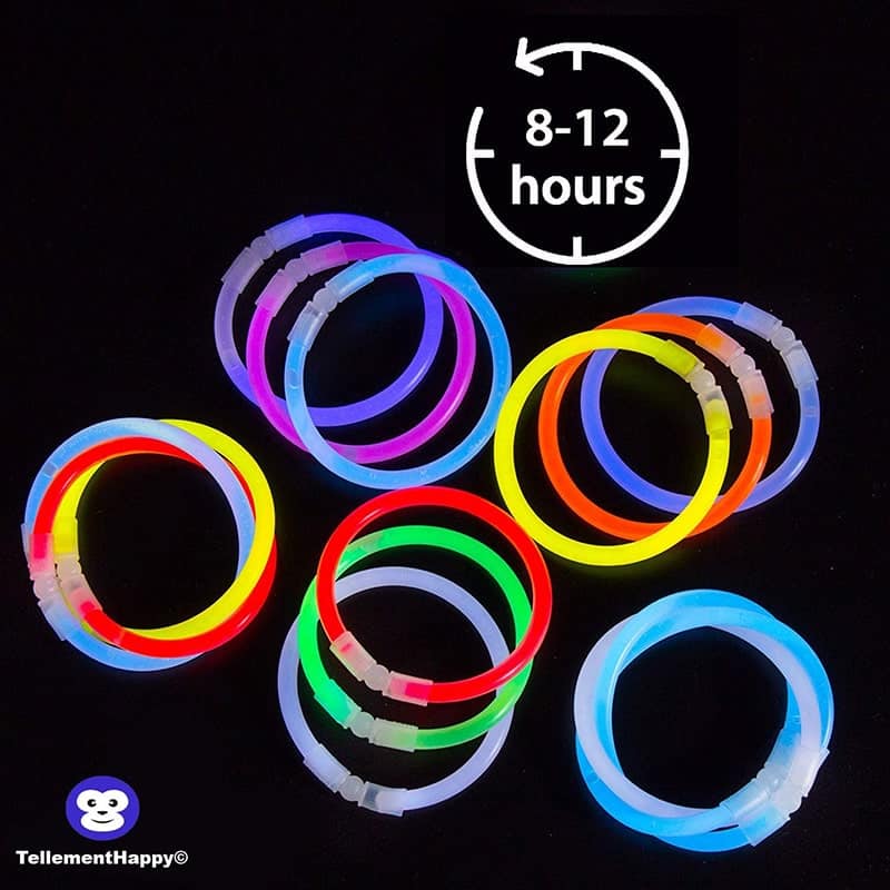 Tube Fluorescent et Bracelet pour soirée Fluo et disco