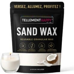 Bougies Sand WAX | Cire en Granulés Sans Fonte